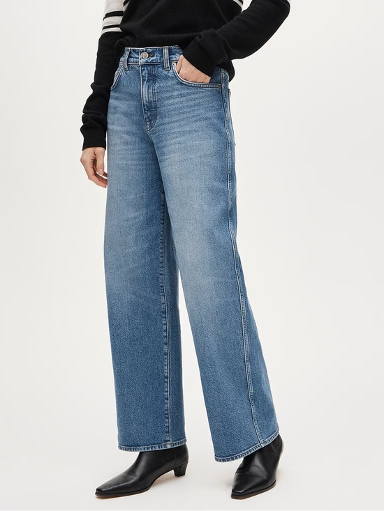 J. Crew Denim - J. Crew Light Blue Wide-Leg High-Rise Jeans